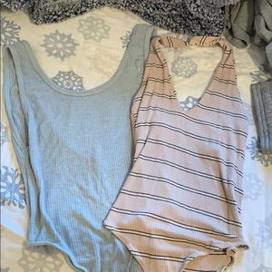 2 PACSUN bodysuits size medium